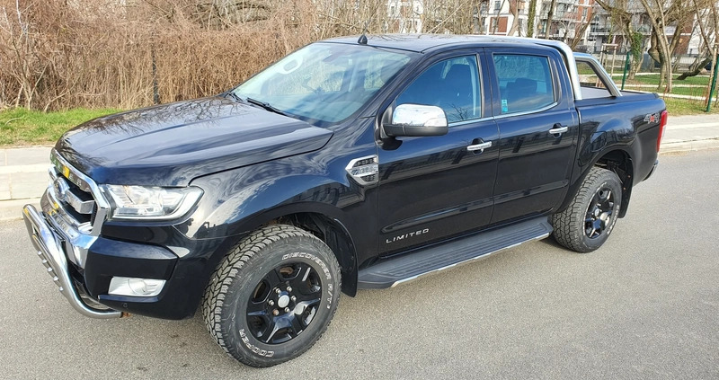 Ford Ranger cena 103900 przebieg: 189630, rok produkcji 2016 z Warszawa małe 436